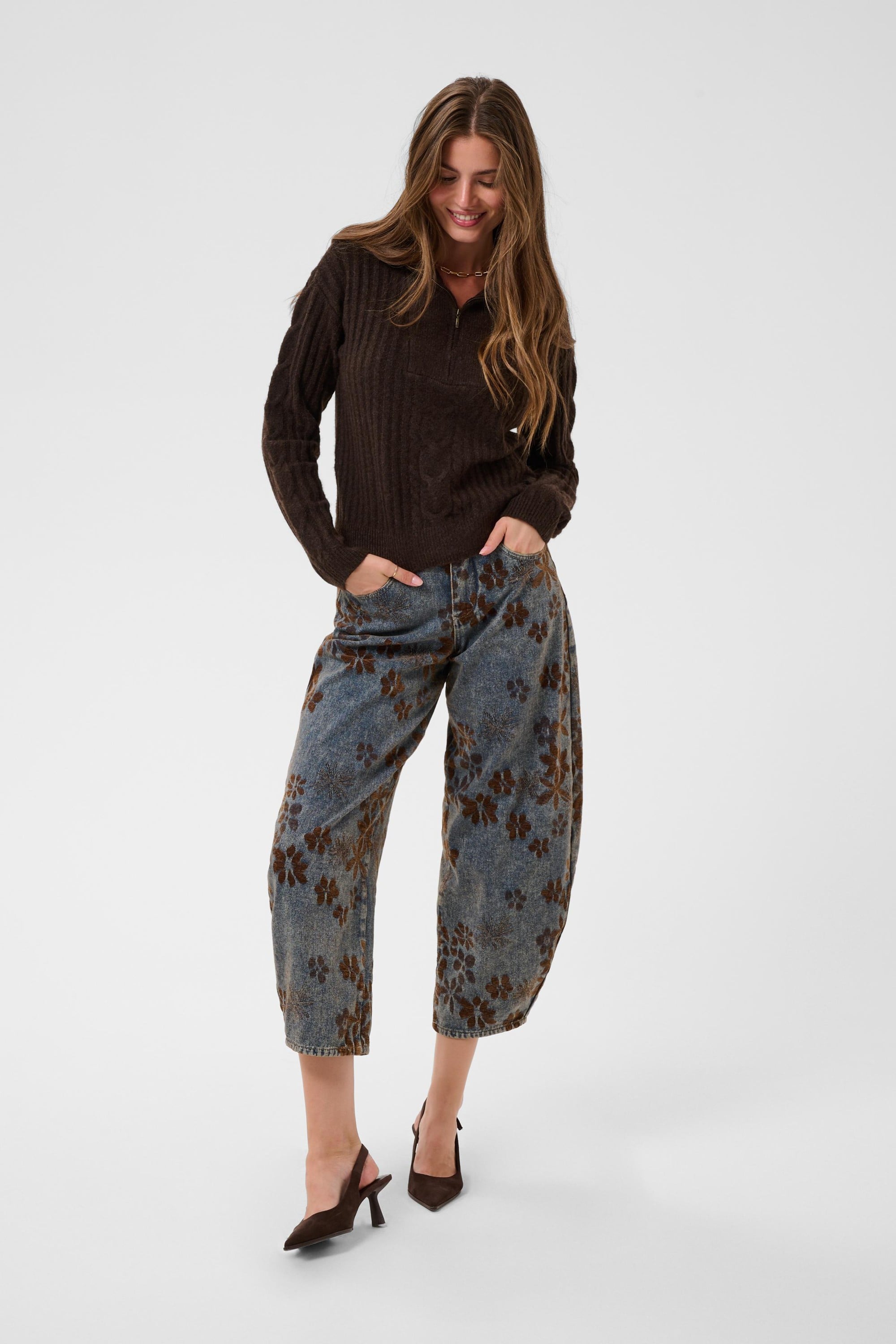 Crsiffe Zipper Pullover