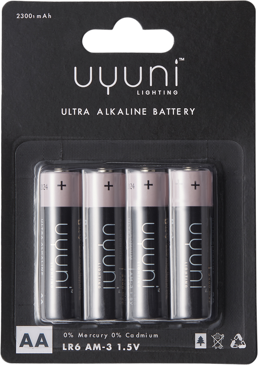 AA Battery, 1,5V, 2300mah 4 Pack