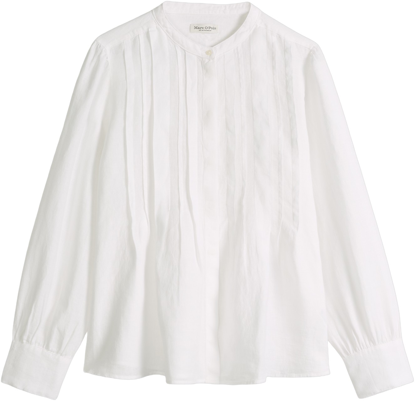 Blouse, Flared Shape, Pleat Details