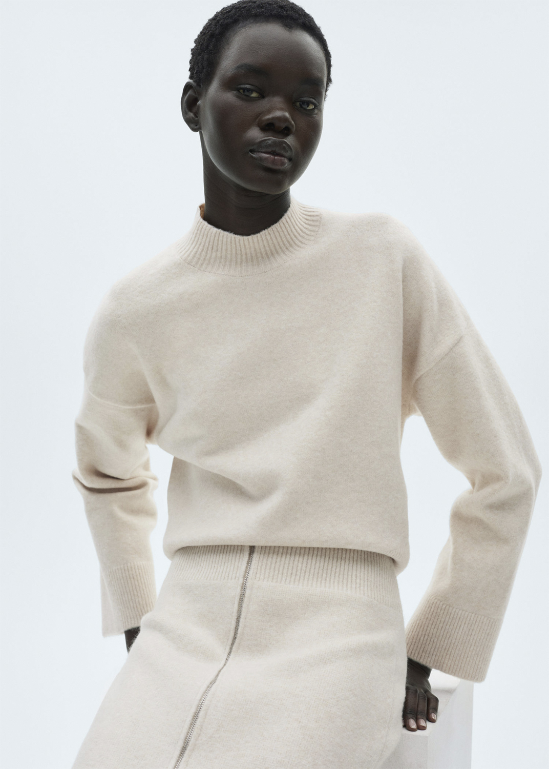 Perkins Neck Knitted Sweater