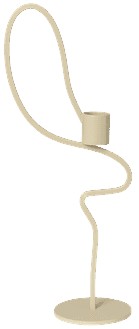 Valse Candle Holder High - Cashmere