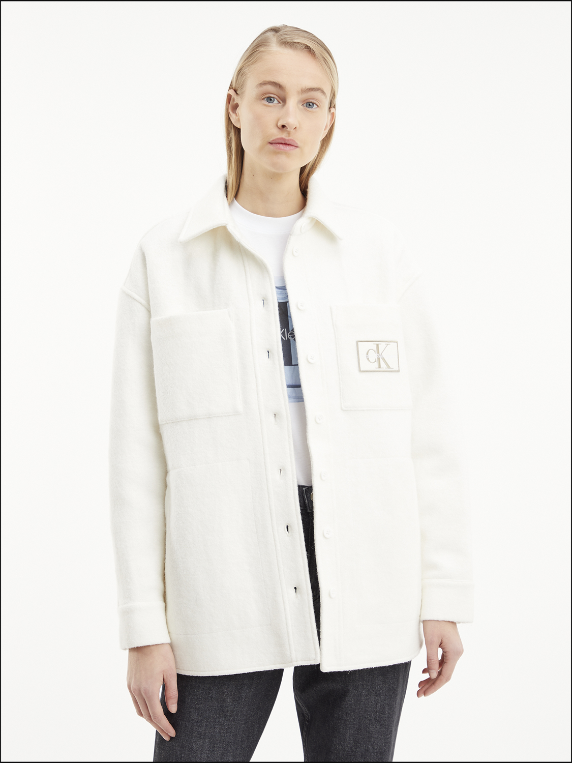 Boucle Textured Shacket