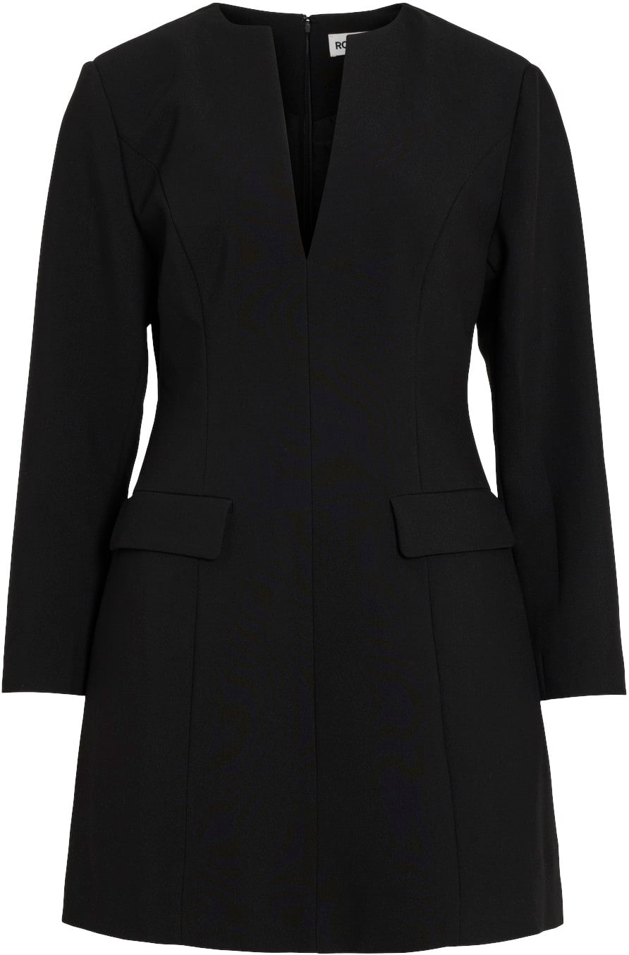 Rourae L/S Vneck Short Dress/ev/pf
