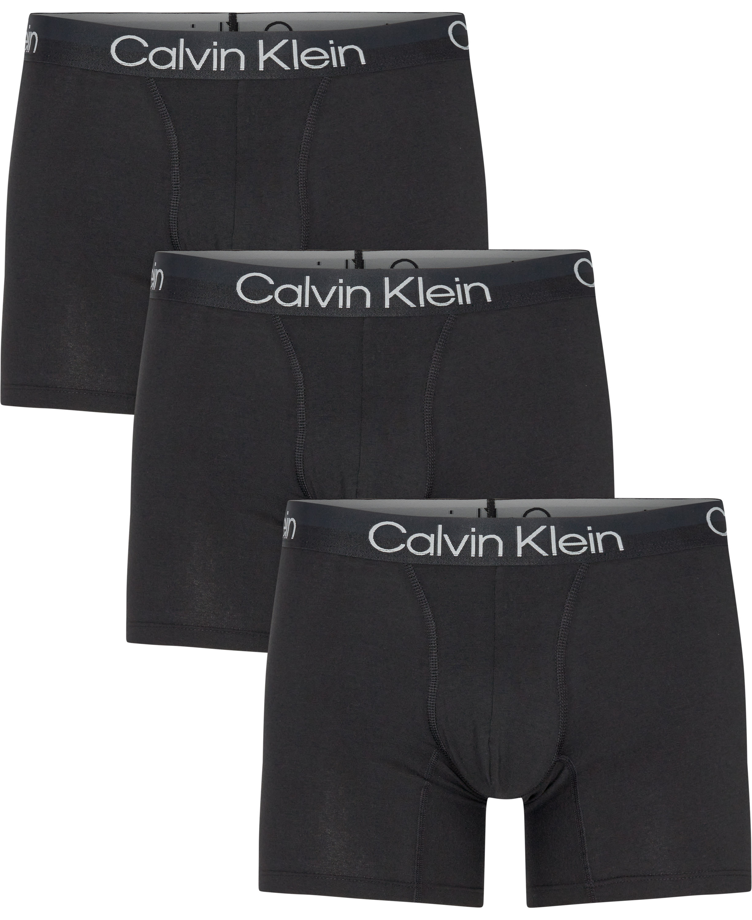 3-pack Boxer Briefs Calvin Klein Grå Sort Hvid S Mand
