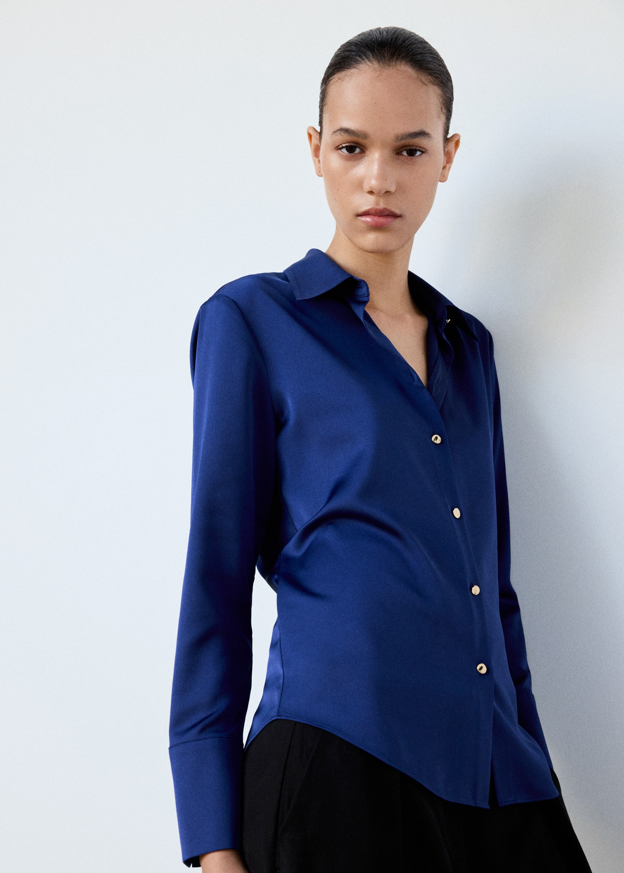 Regularfit Satin Shirt