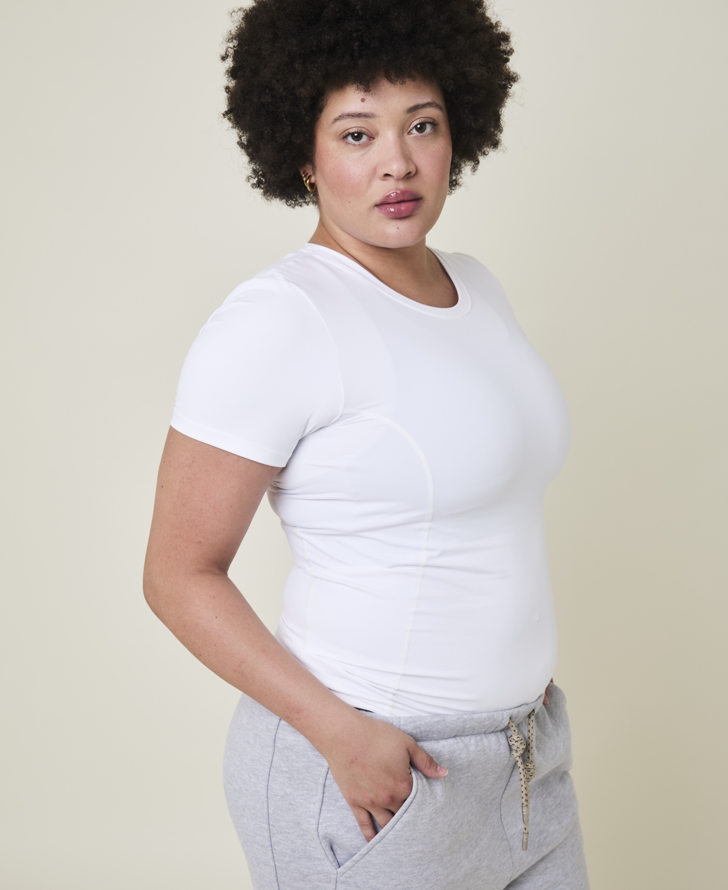Ally Basic Tshirt - Crystal White