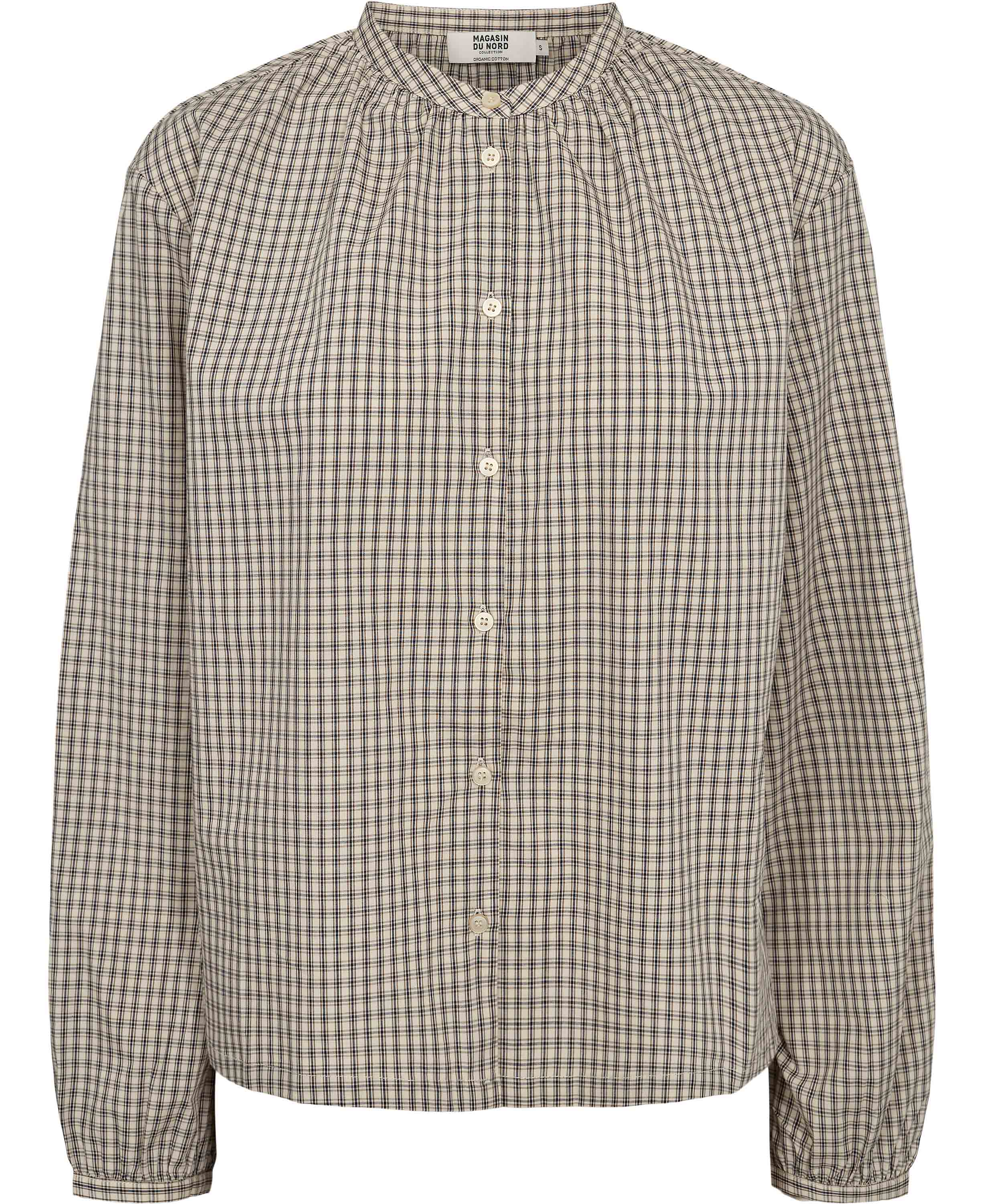 Ellen 3 Check Cotton Shirt 100% Cotton Gots