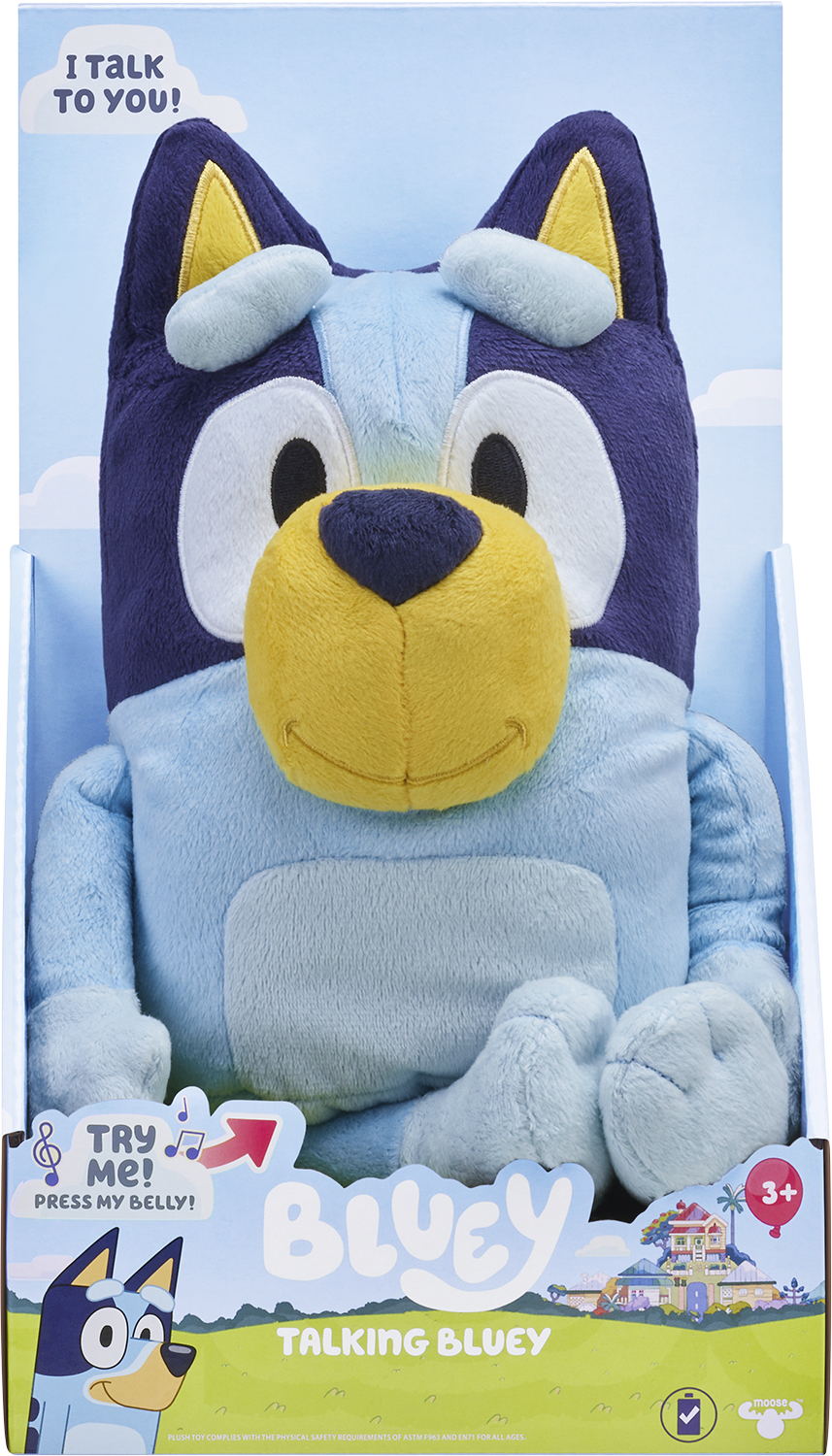Bluey Talking Plys 31cm
