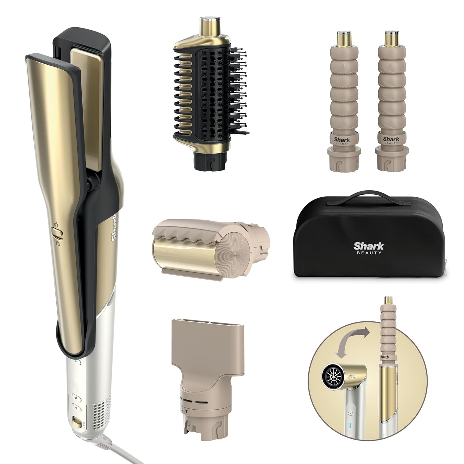 Shark Glam Sleek Straight Waves & Curls Multistyler