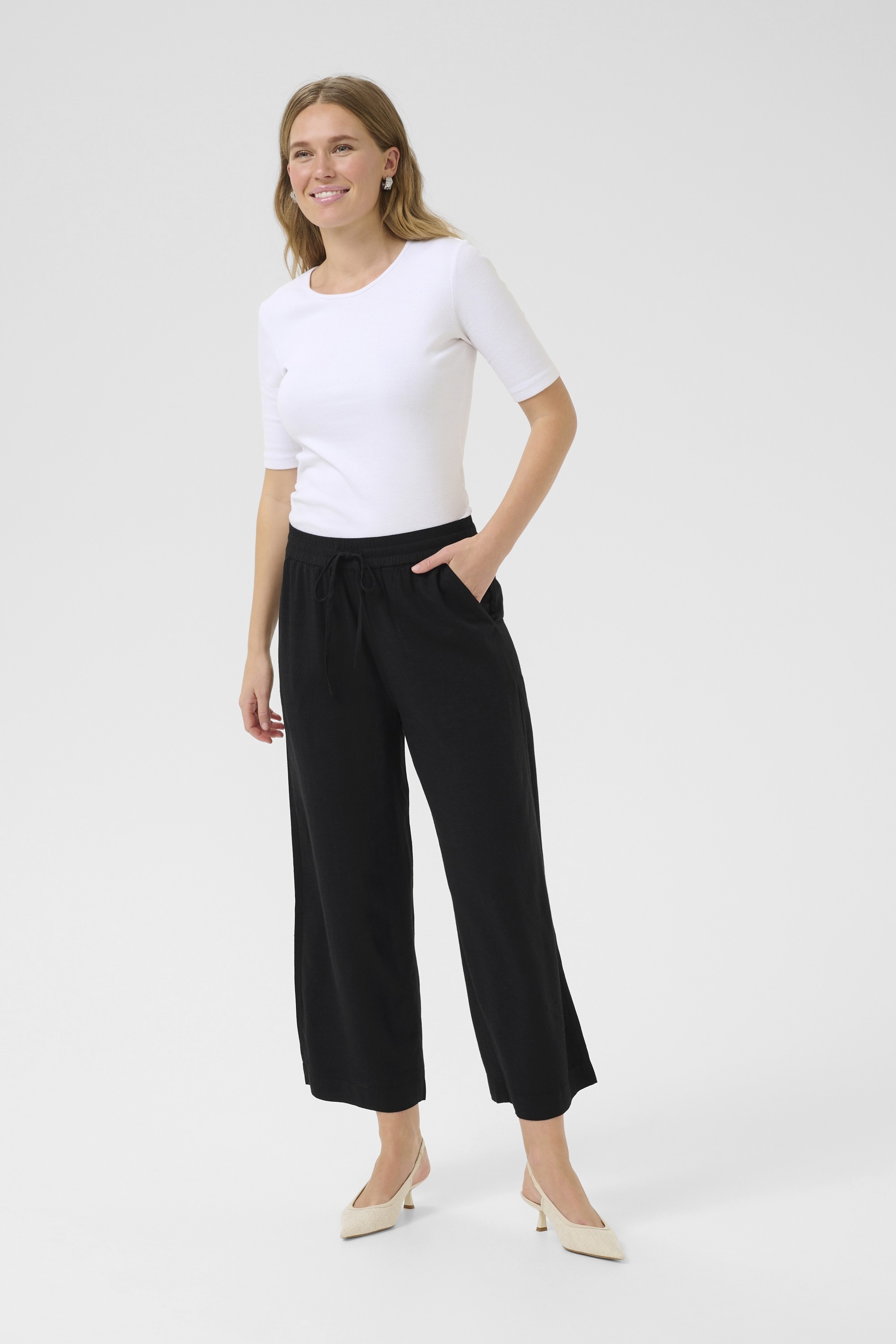 Kamilia Cropped Wide Pants