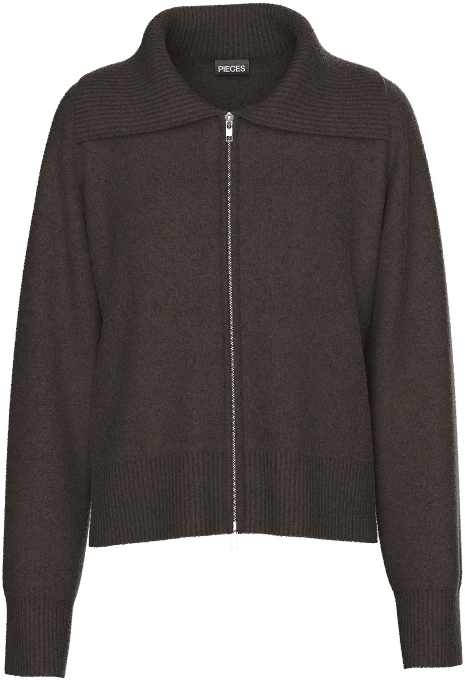 Pcmalou LS ZIP Knit Cardigan Noos B