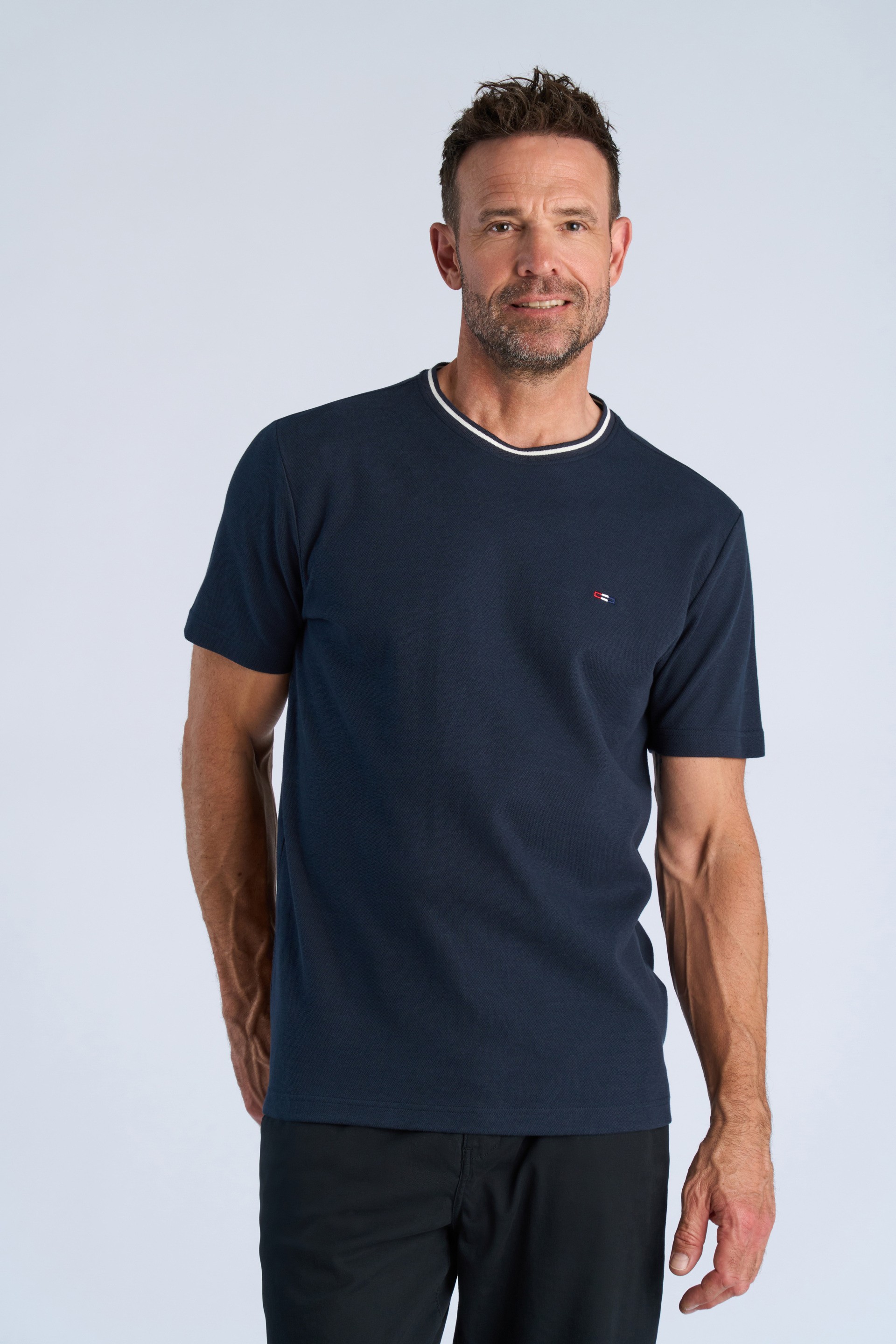 Structured Oneck tee S/S