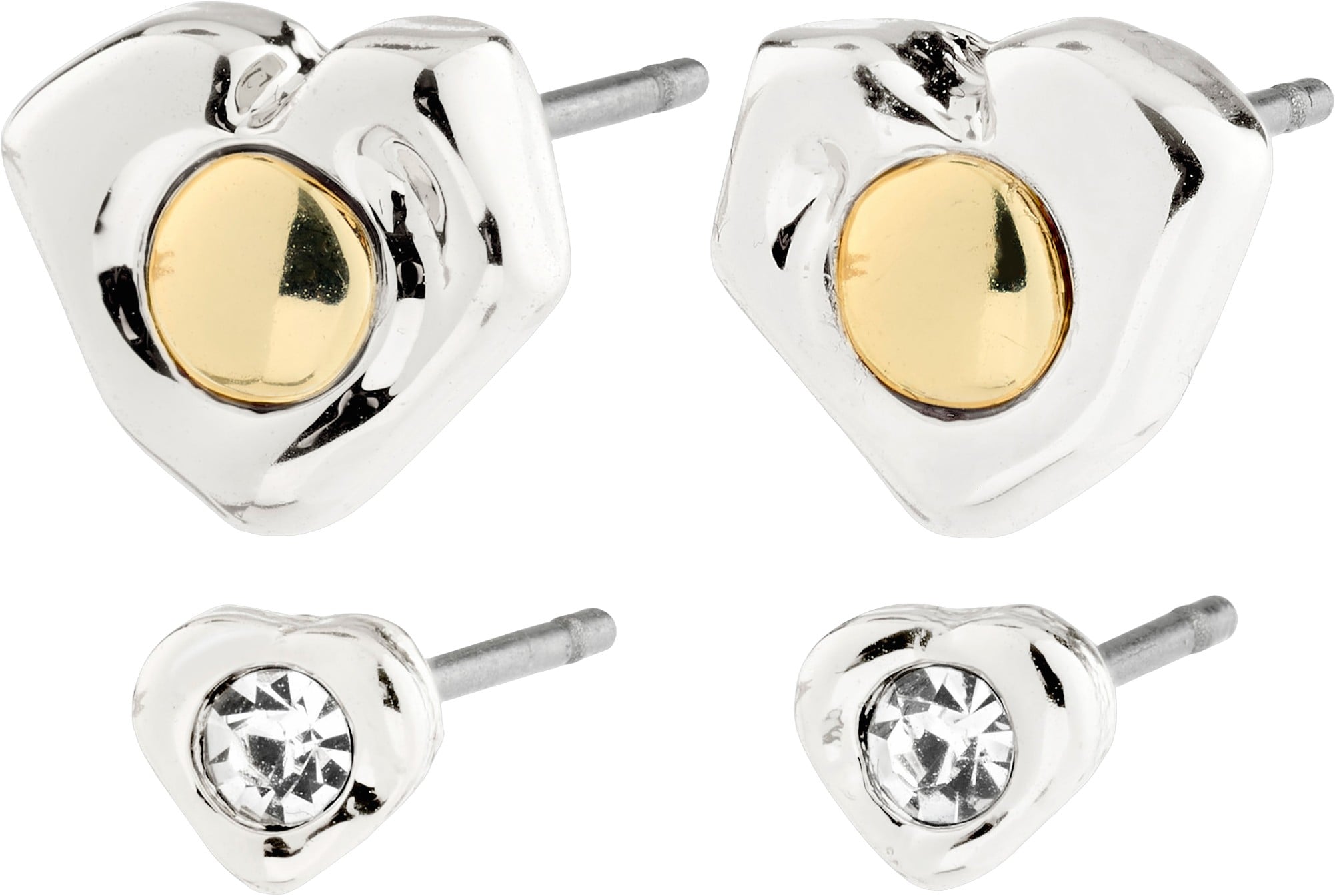 Nova Earrings 2in-1 set, Silver-plated - Køb til DKK 249 - Spar 0%