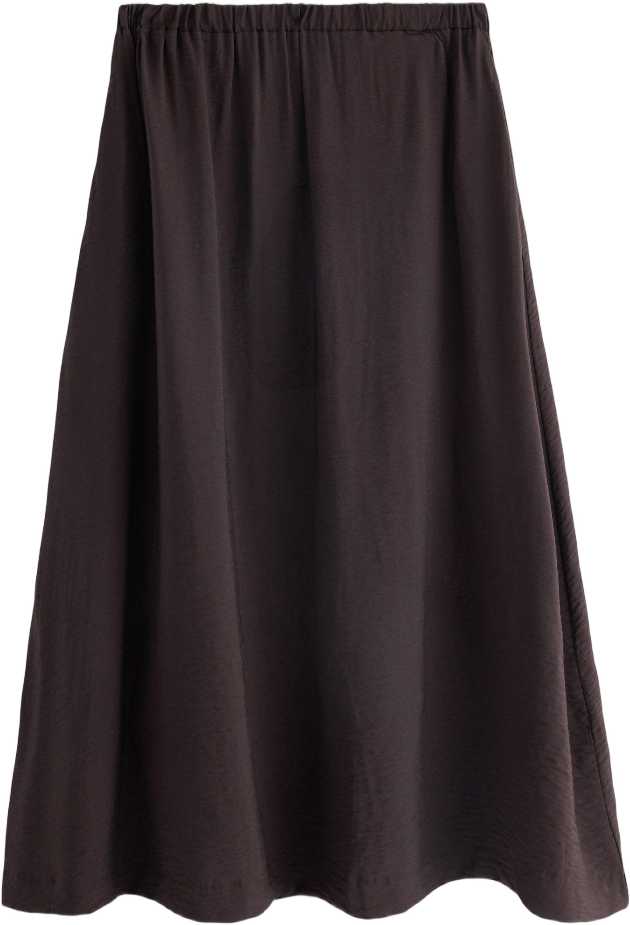 Woven Maxi Skirt in Viscose With a