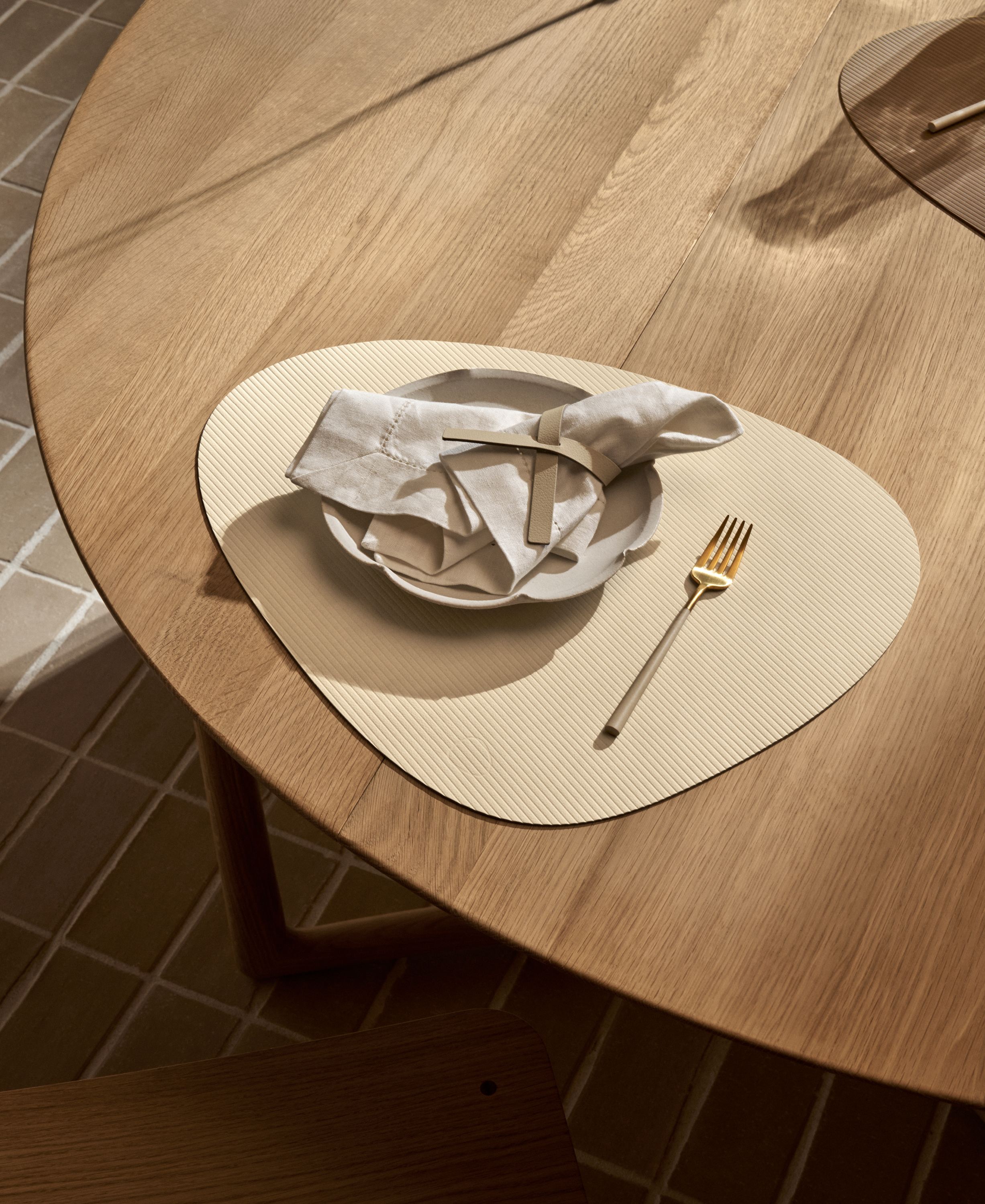 Table Mat Curve L Corduroy