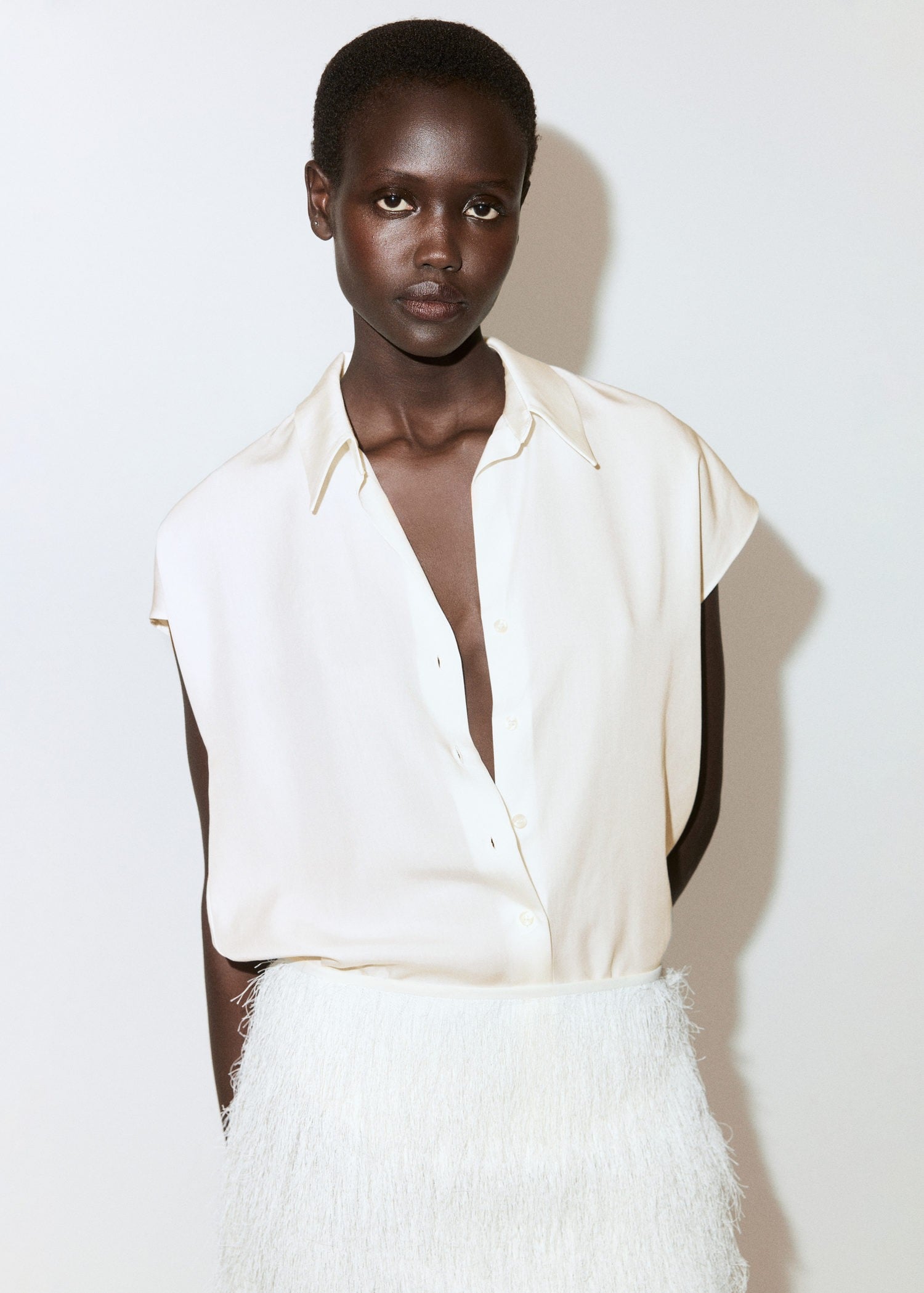 Shortsleeved Lyocell Shirt