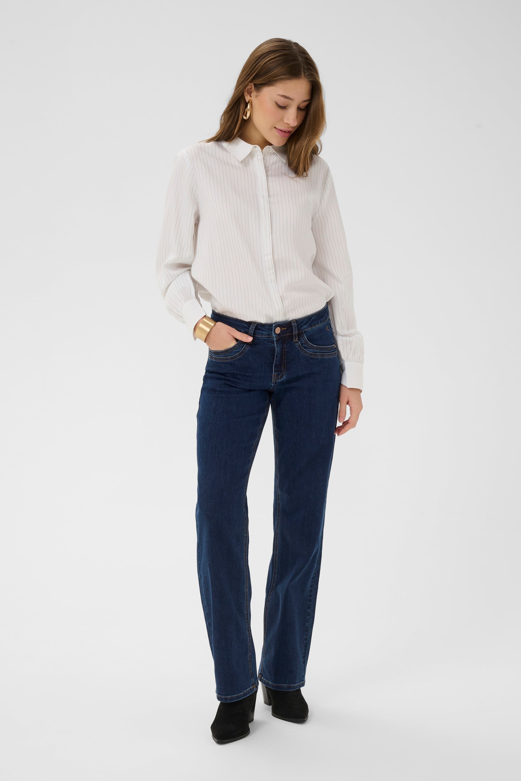 Crlone Straight Leg Jeans Coco Fi