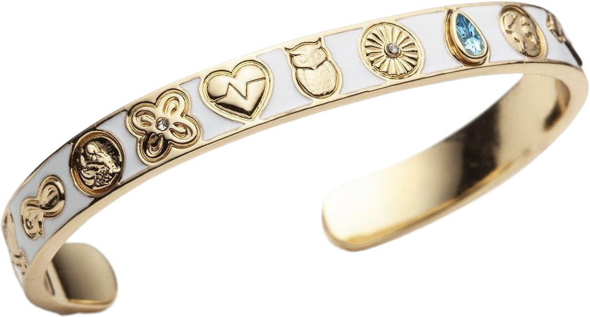 Global Goals Bangle White