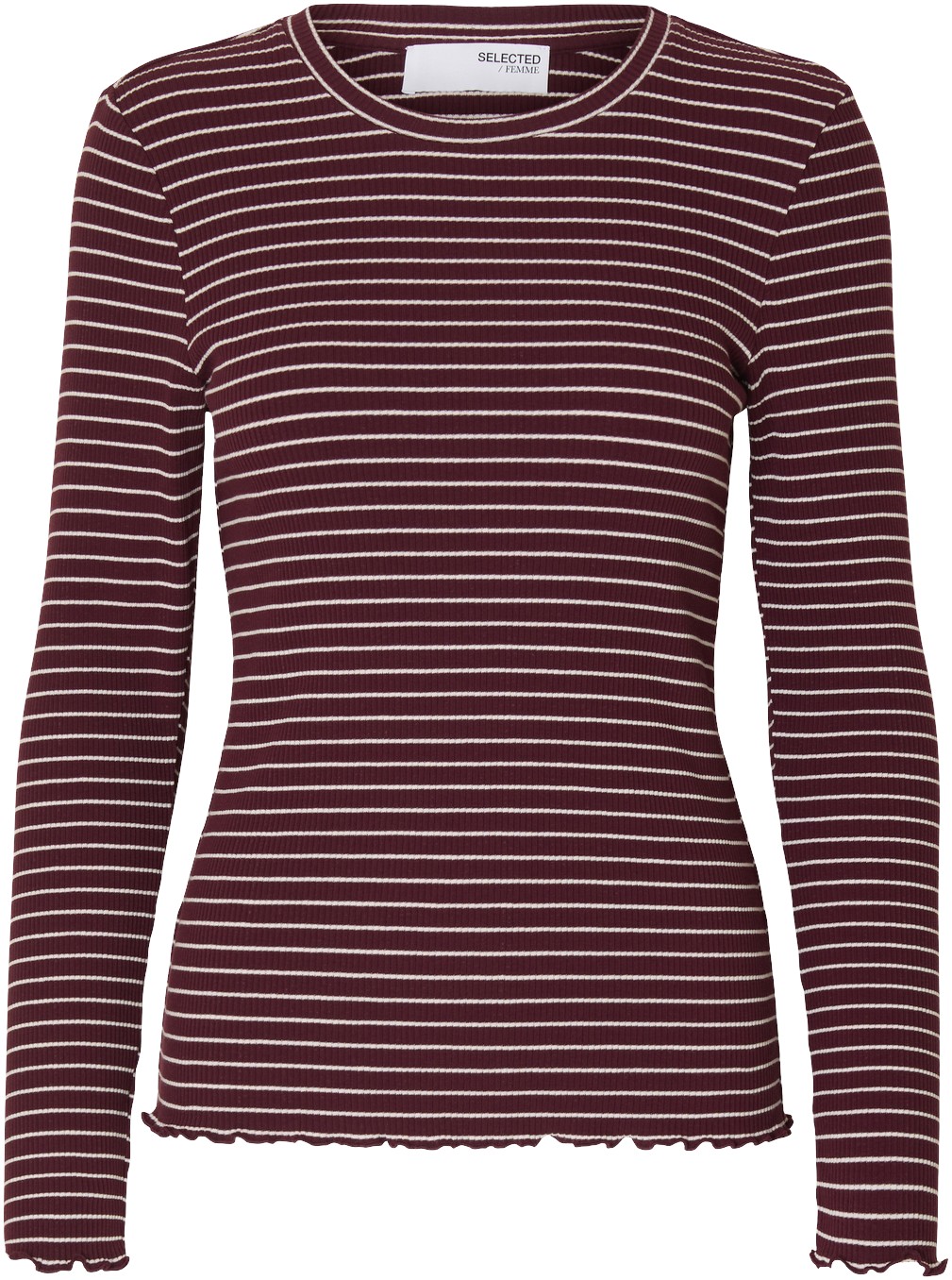 Slfanna LS Crew Neck TEE STR Noos