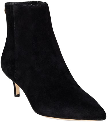 Mckay Suede Bootie Heel