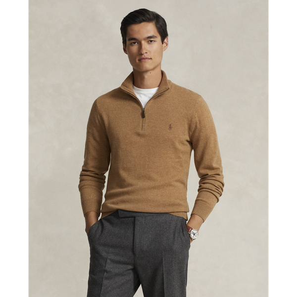 Wool Quarterzip Sweater