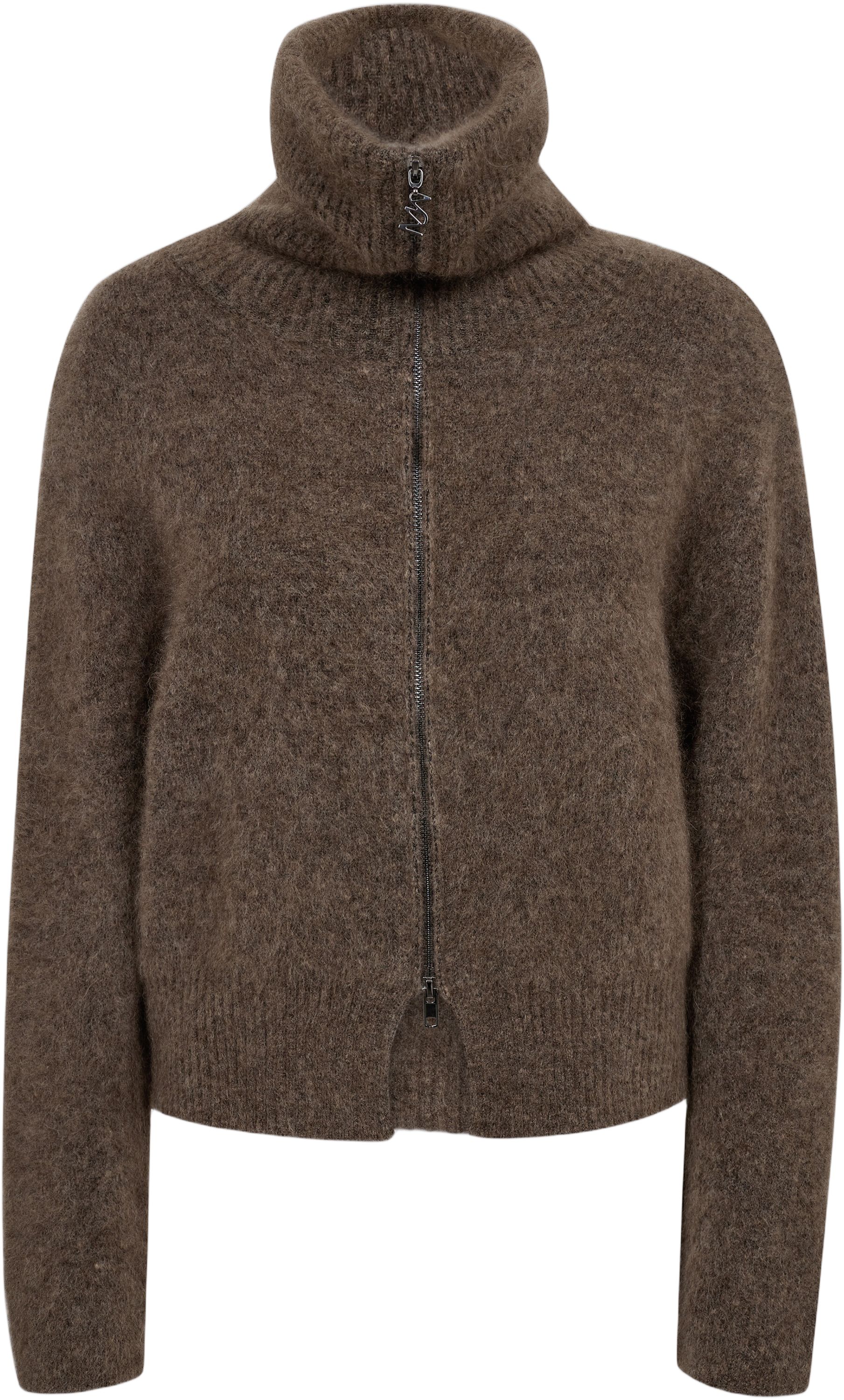 Mmhulda Knit Zip Cardigan