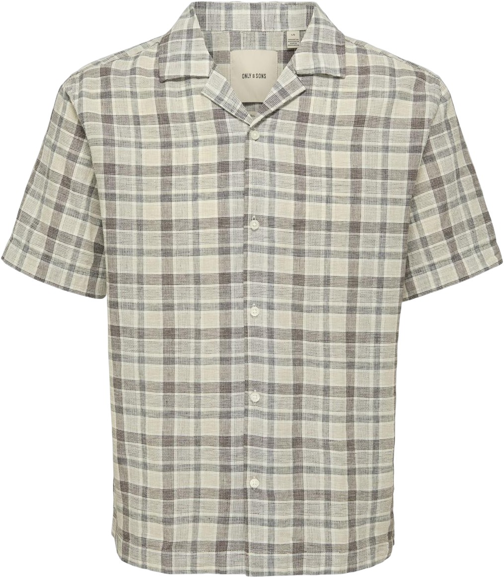 Onscaiden Life Check Linen Blend SS