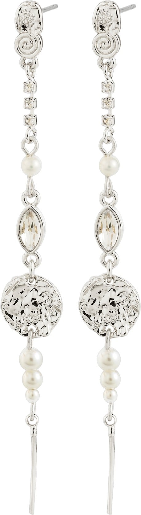 Fire Øreringe Sølvbelagt