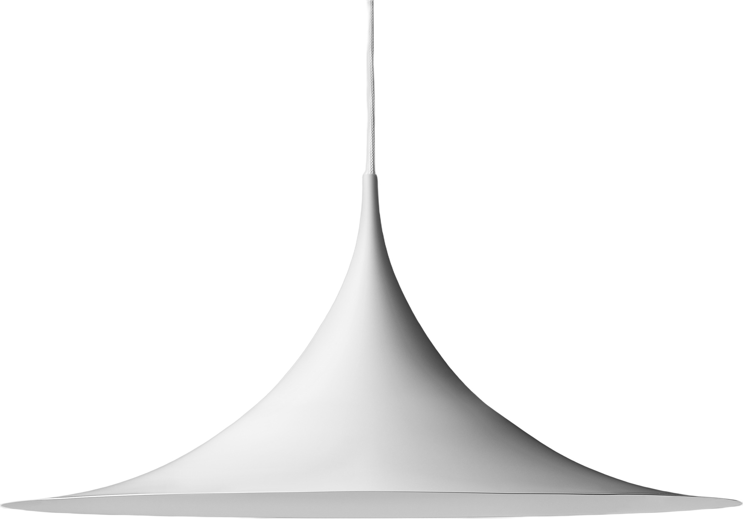 Semi Pendel White 60 cm.