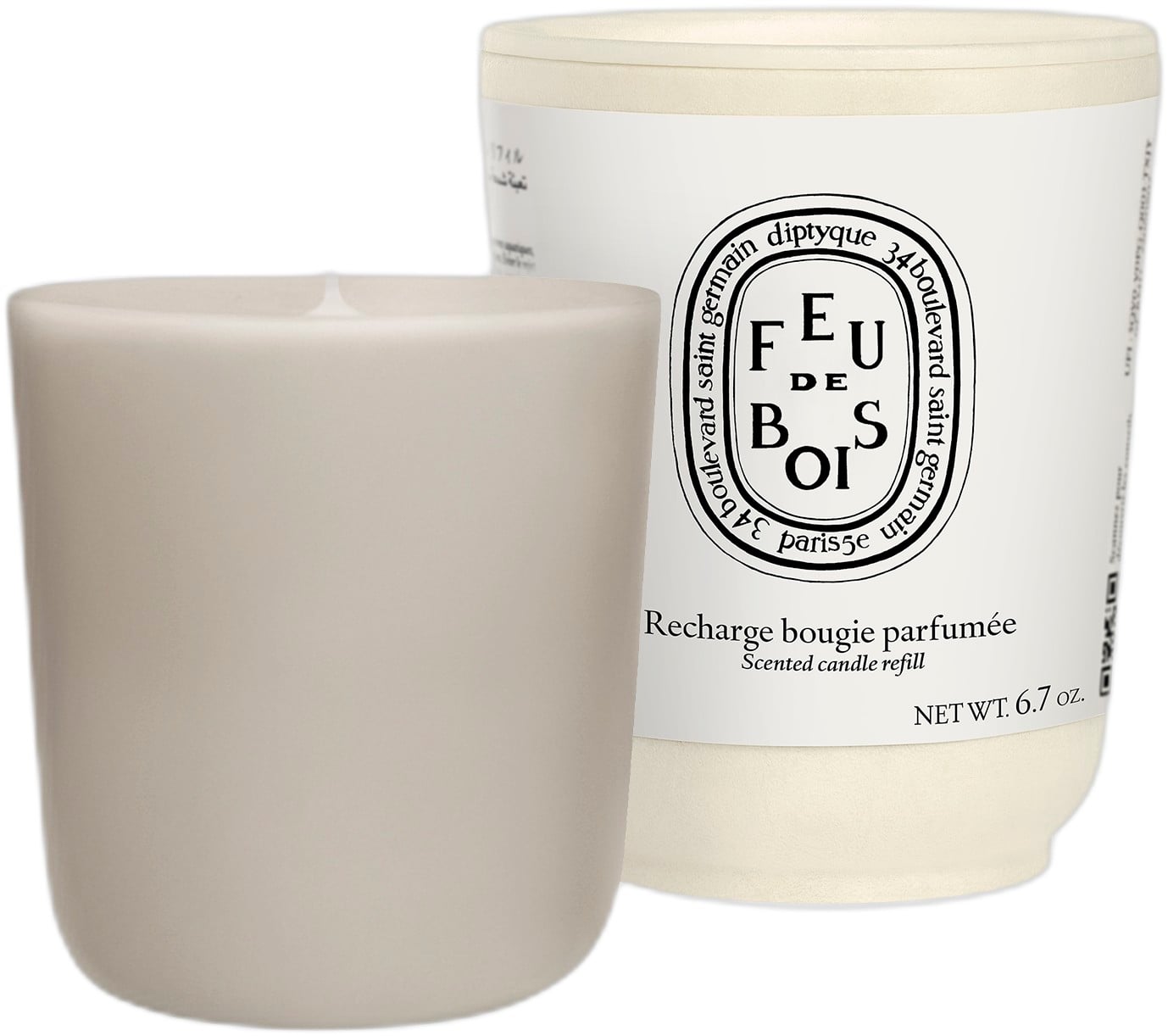 Refill Classic Candle Feu de Bois 190g / 6,7 oz