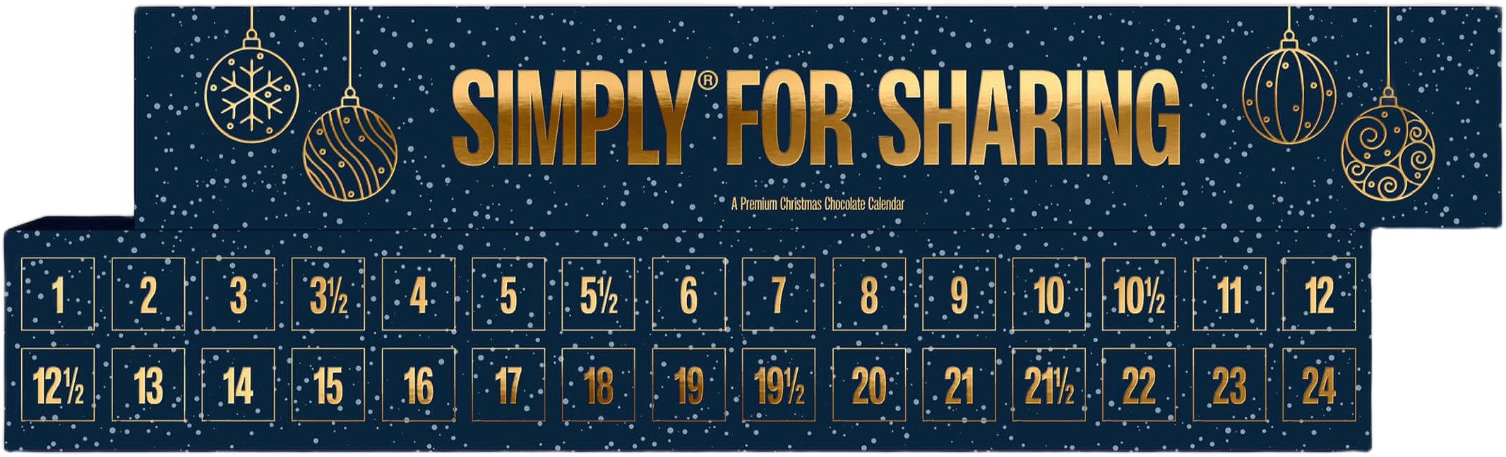 Chokoladejulekalender - Simply® FOR Sharing