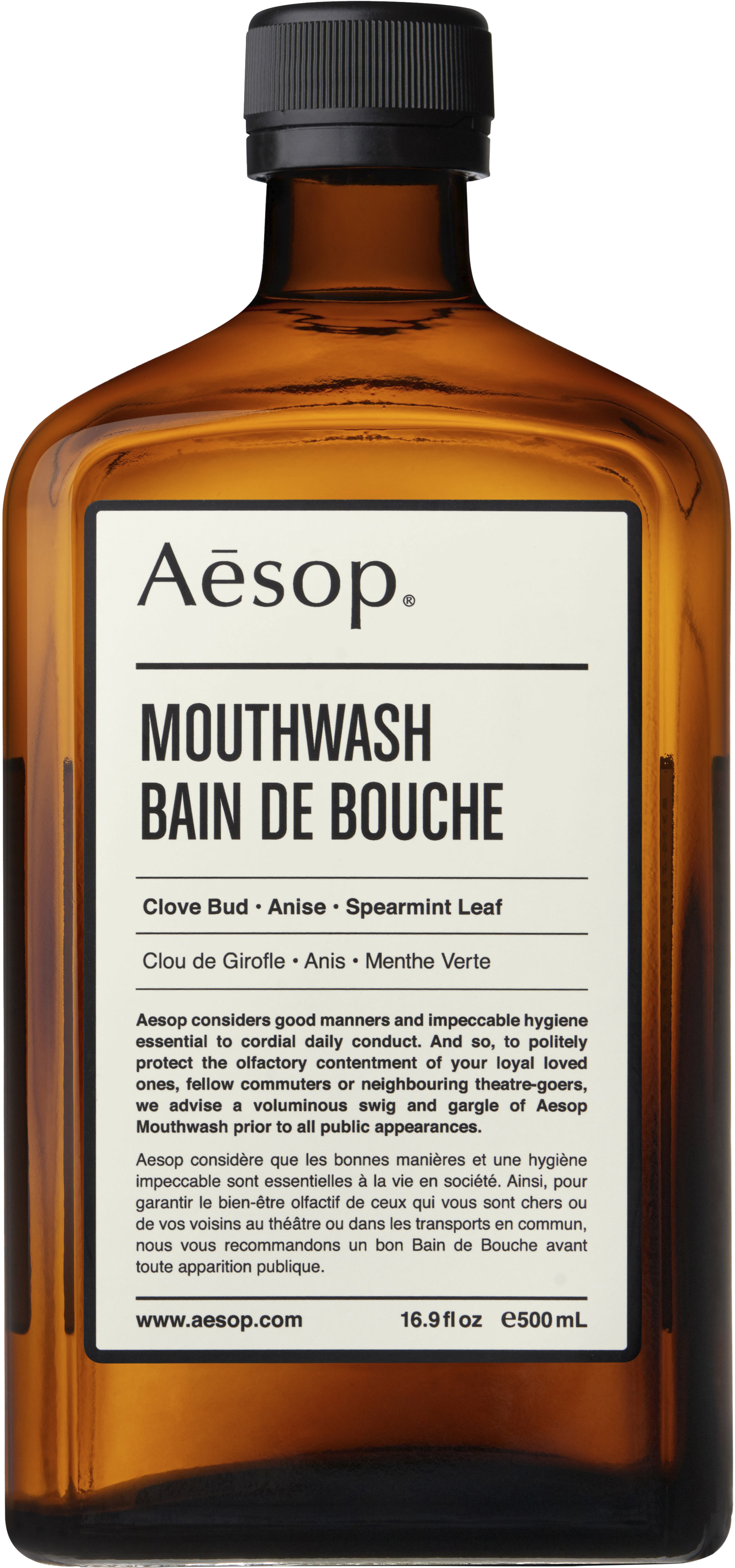 Aesop Mundskyl No Color 500 Ml Alkoholfri Frisk Ånde