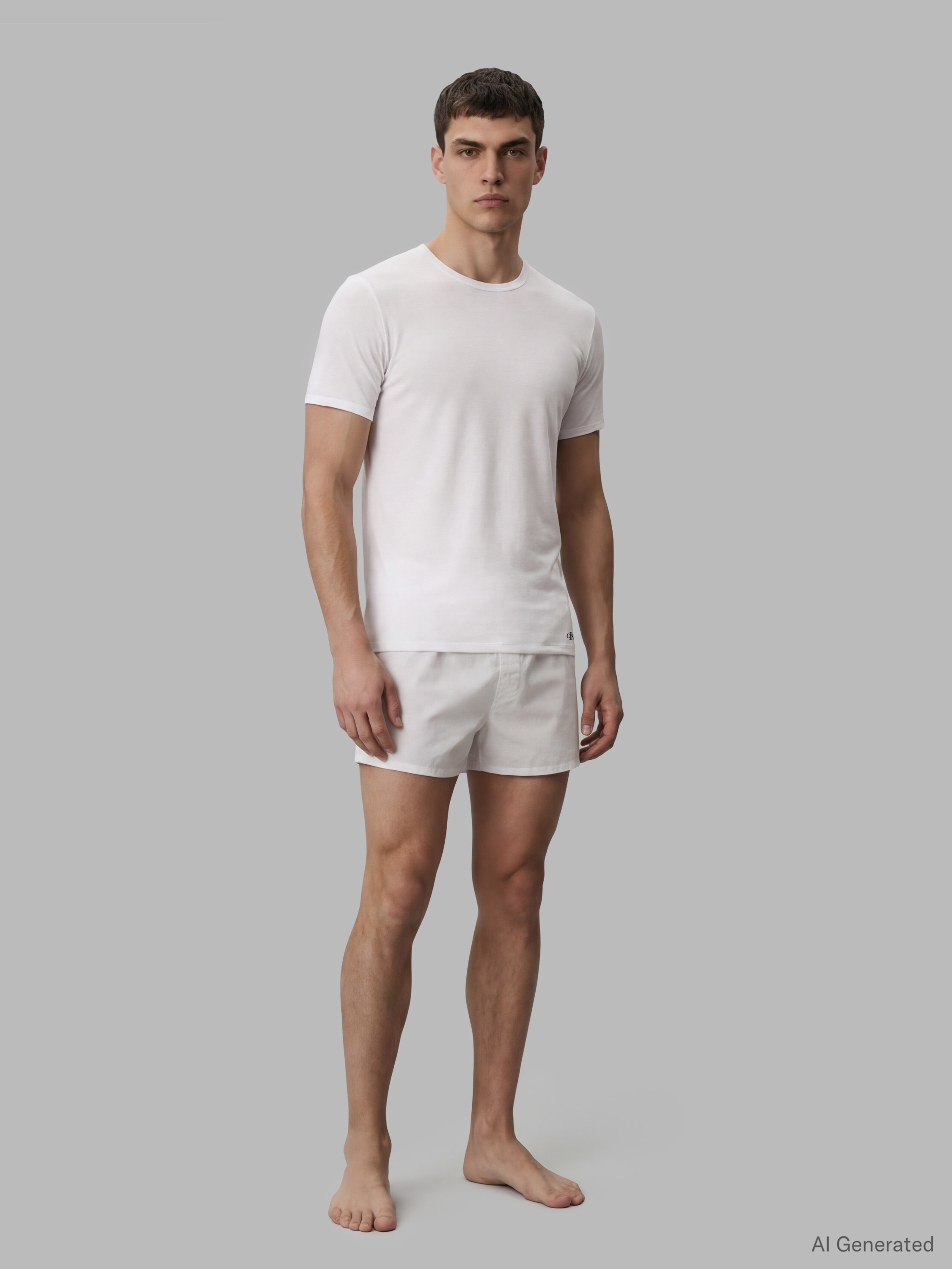 3pack Microfibre Crew Neck Lounge T-shirts - Køb til DKK 250 - Spar 44%