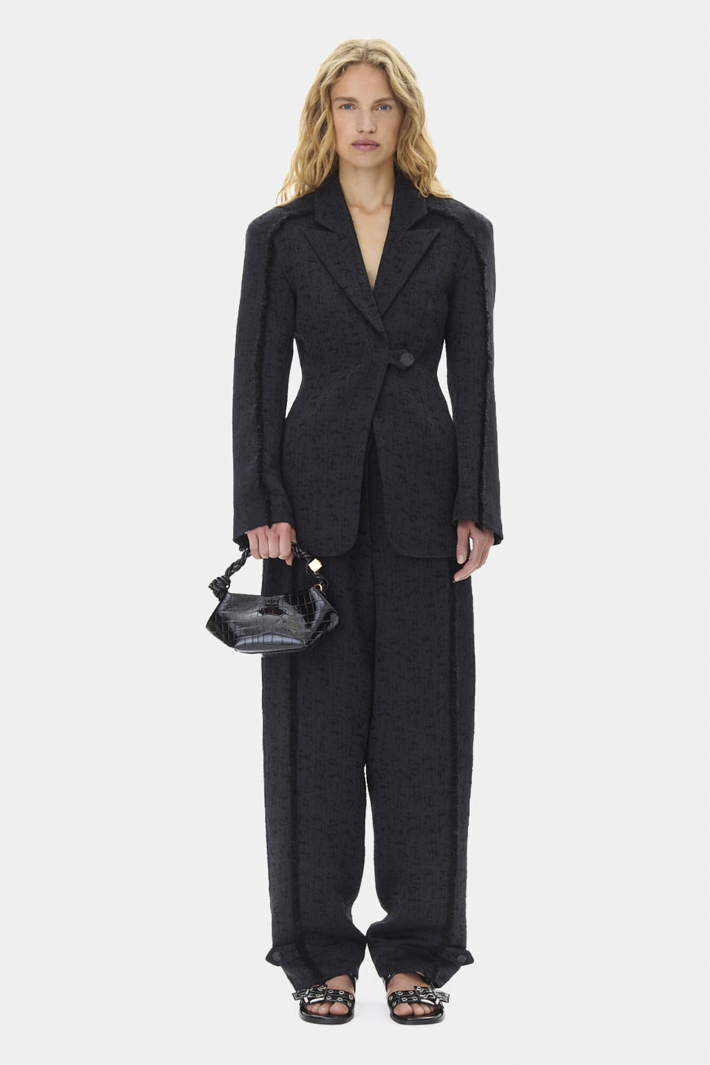 Boucle Suiting Blazer