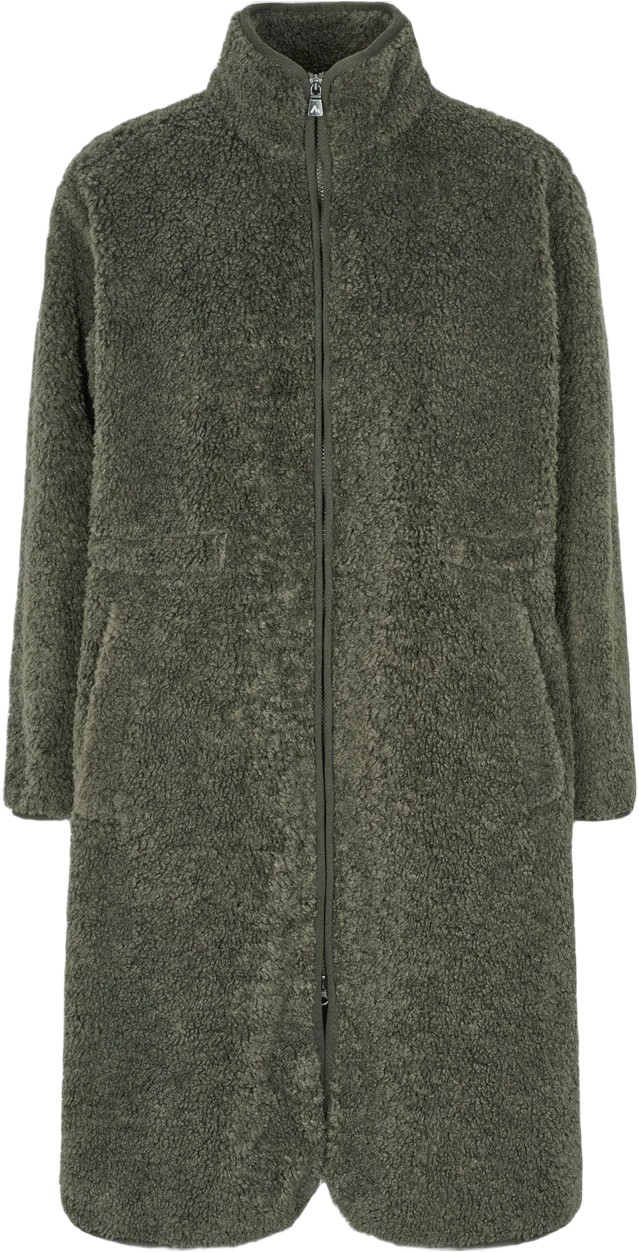 Edith Pile Lang Fleecejakke