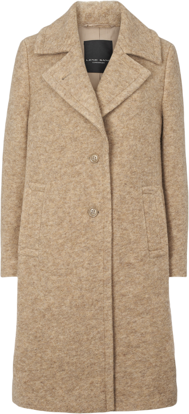 Wool Cold Dyed Coat Clareta