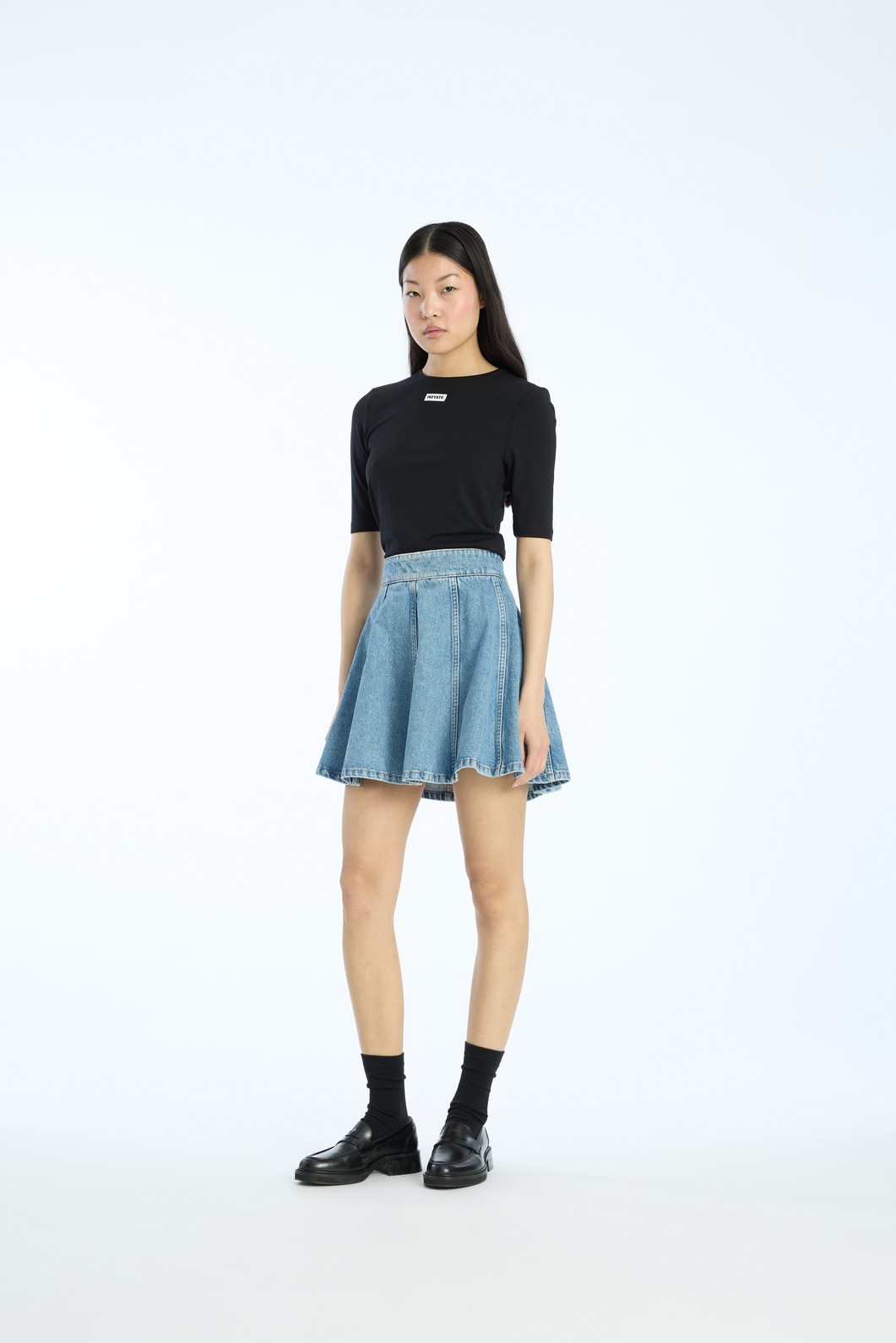 Denim Mini Skirt