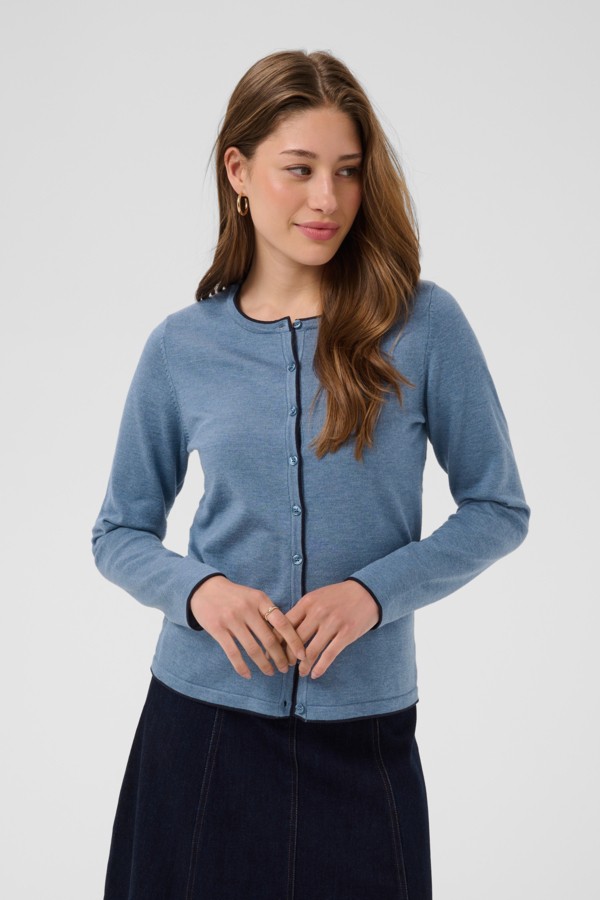 Milasz Contrast Stripe Cardigan