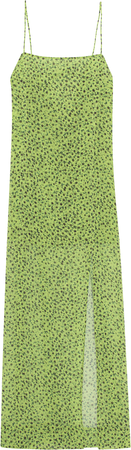 Chiffon Midi Slip Dress