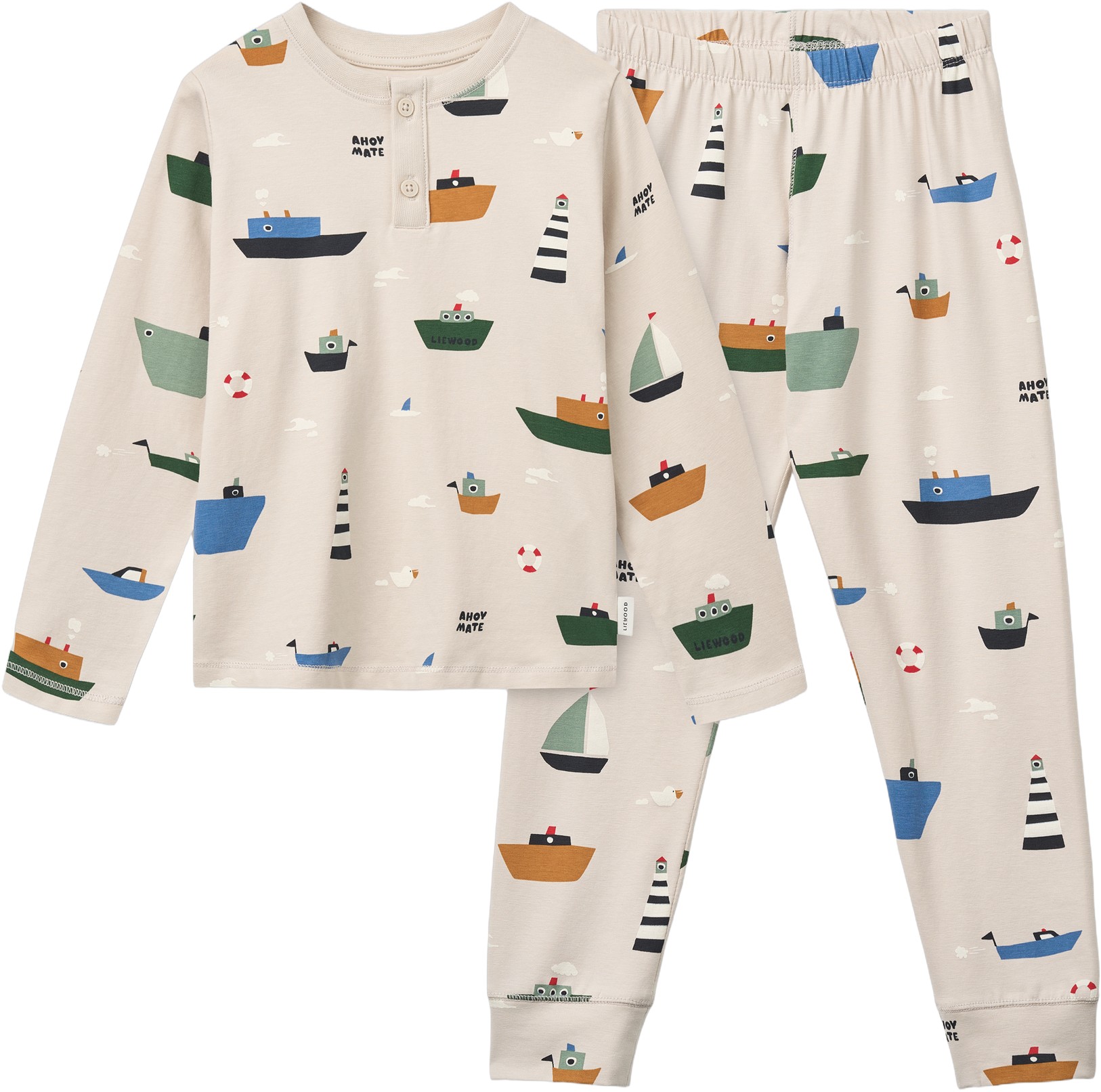 Wilhelm Printed Pyjamas Set Sailing