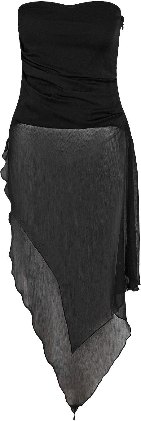 Nmisabel S/L Chiffon Bandeau TOP