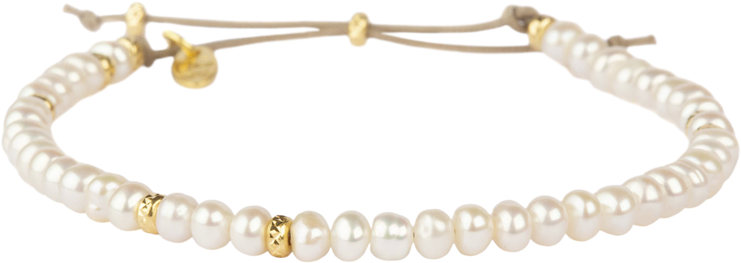 Novy Pearl Bracelet Gold