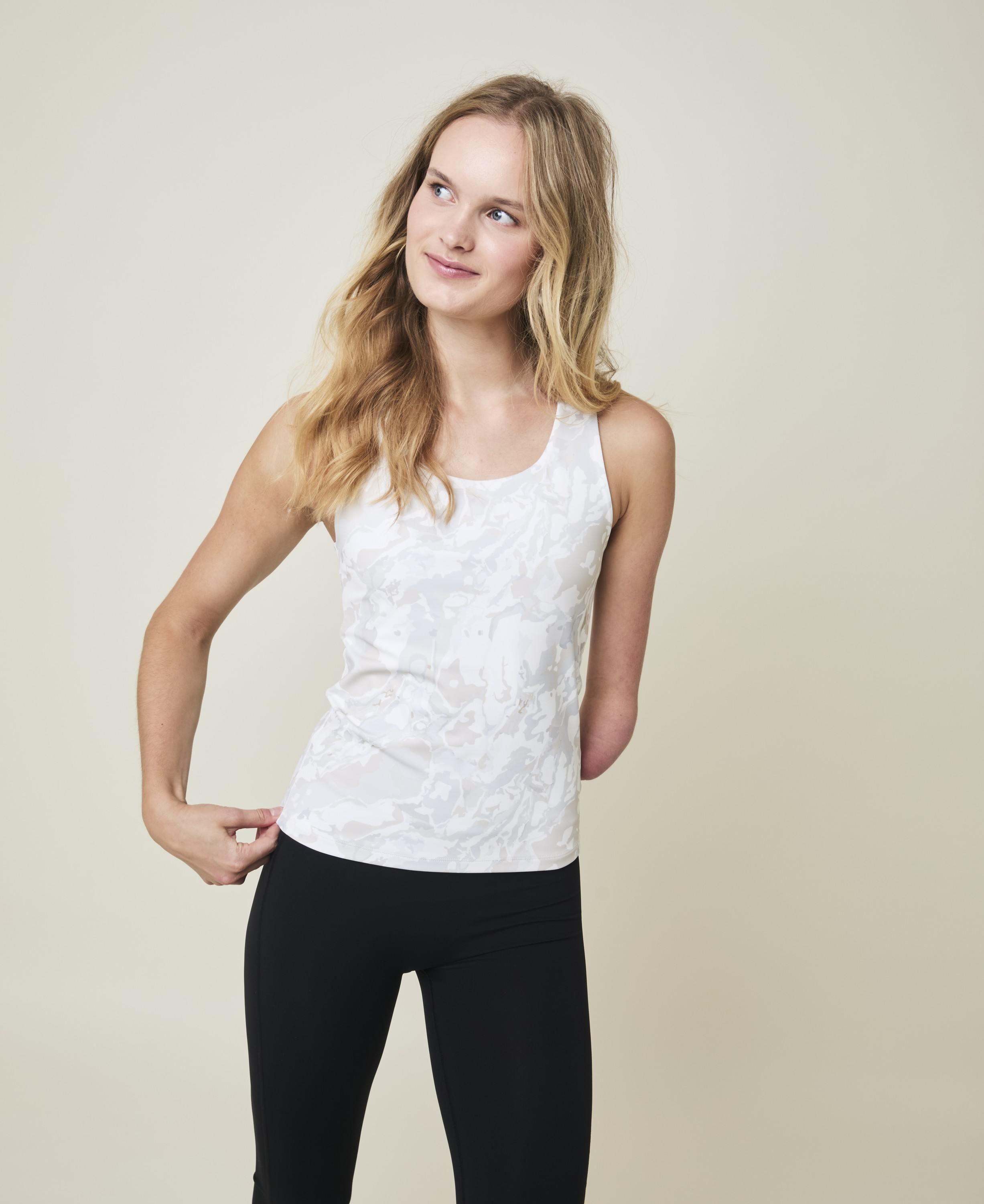 Ace Sports Top Marble Print
