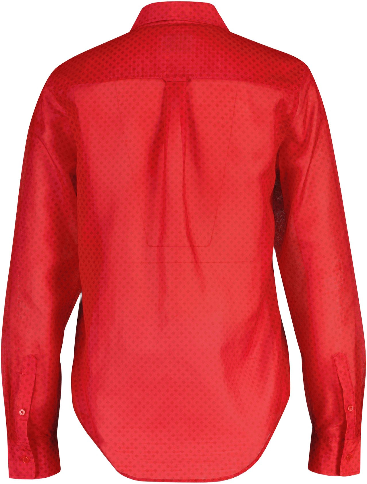 REG Printed Gingham COT Silk Shirt