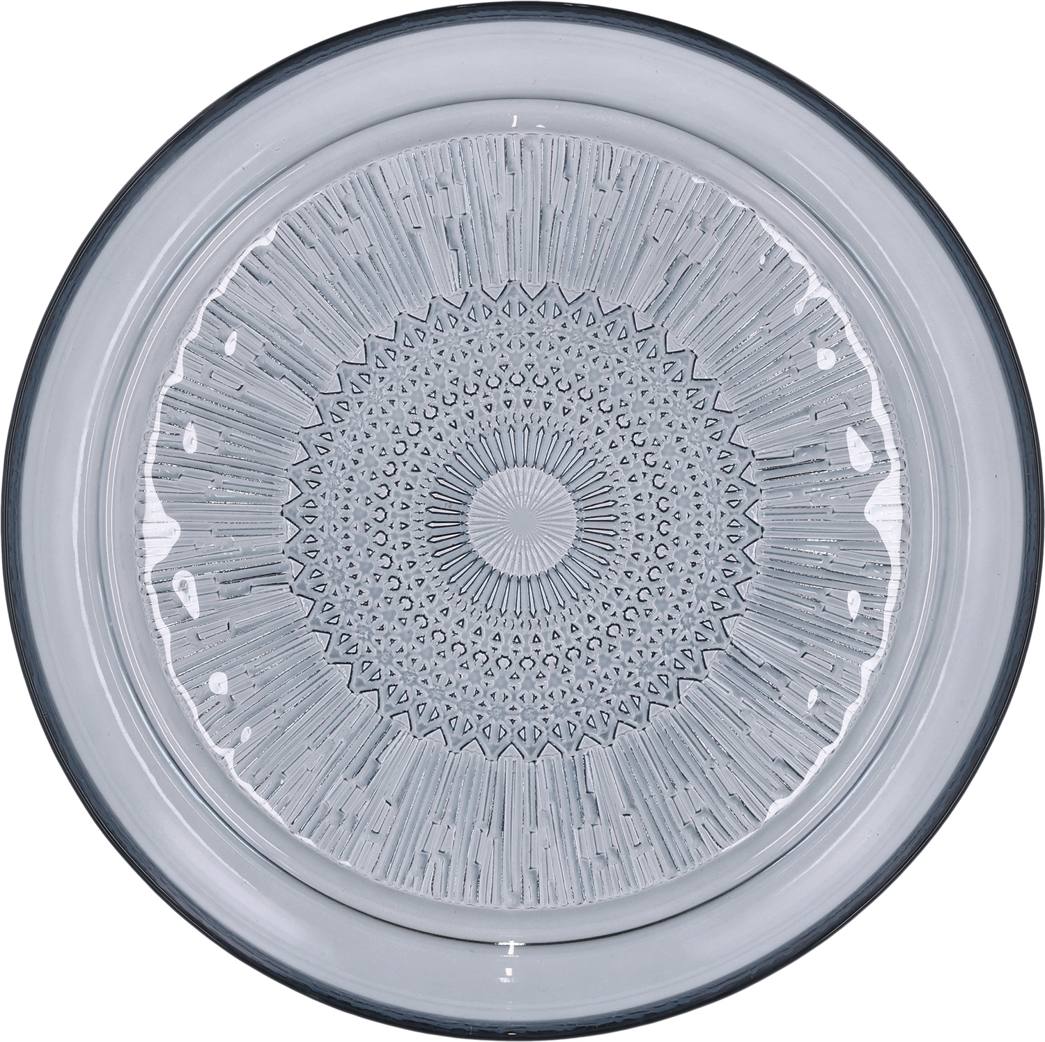 Glastallerken Kusintha 25 cm Blå