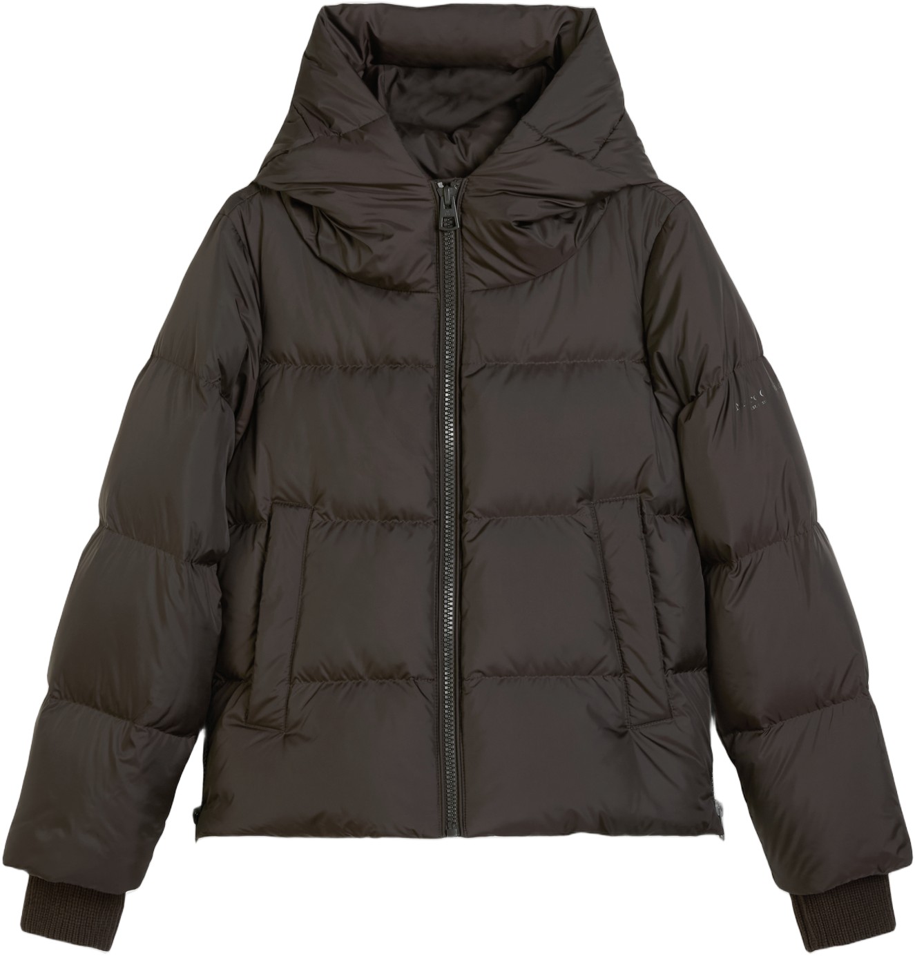 Water Repellent Down Puffer Jacket, With Hood