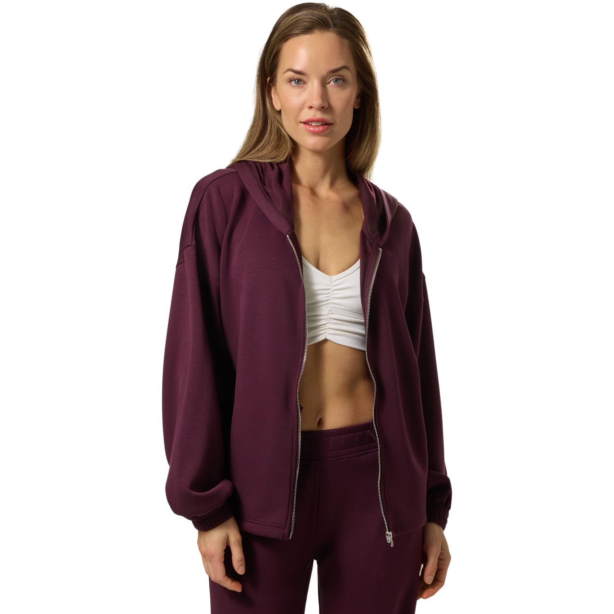 Ester Soft Full Zip Hættetrøje