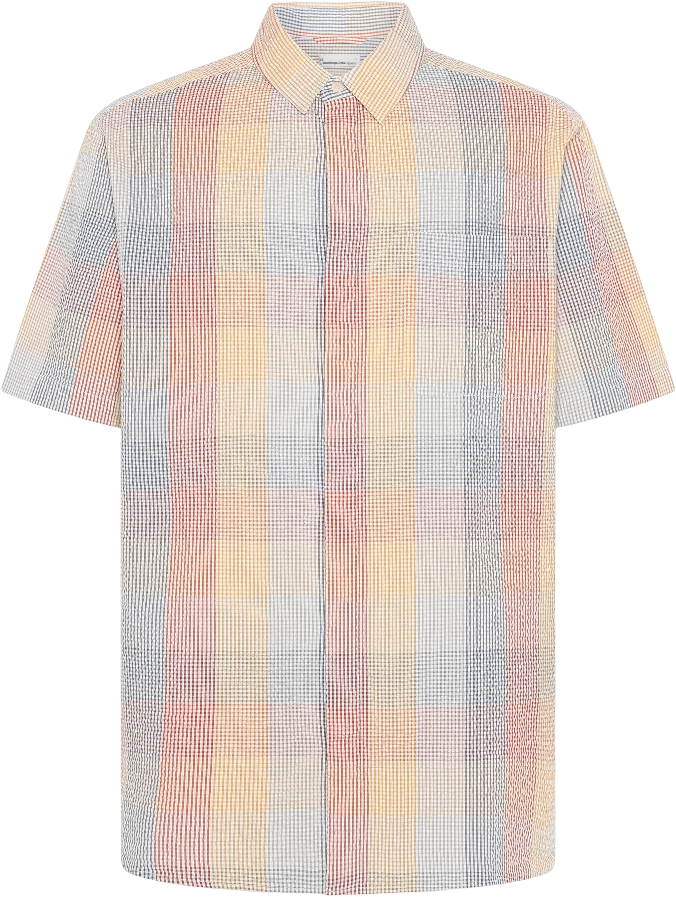 Relaxed Seersucker Short Sleeve Shirt