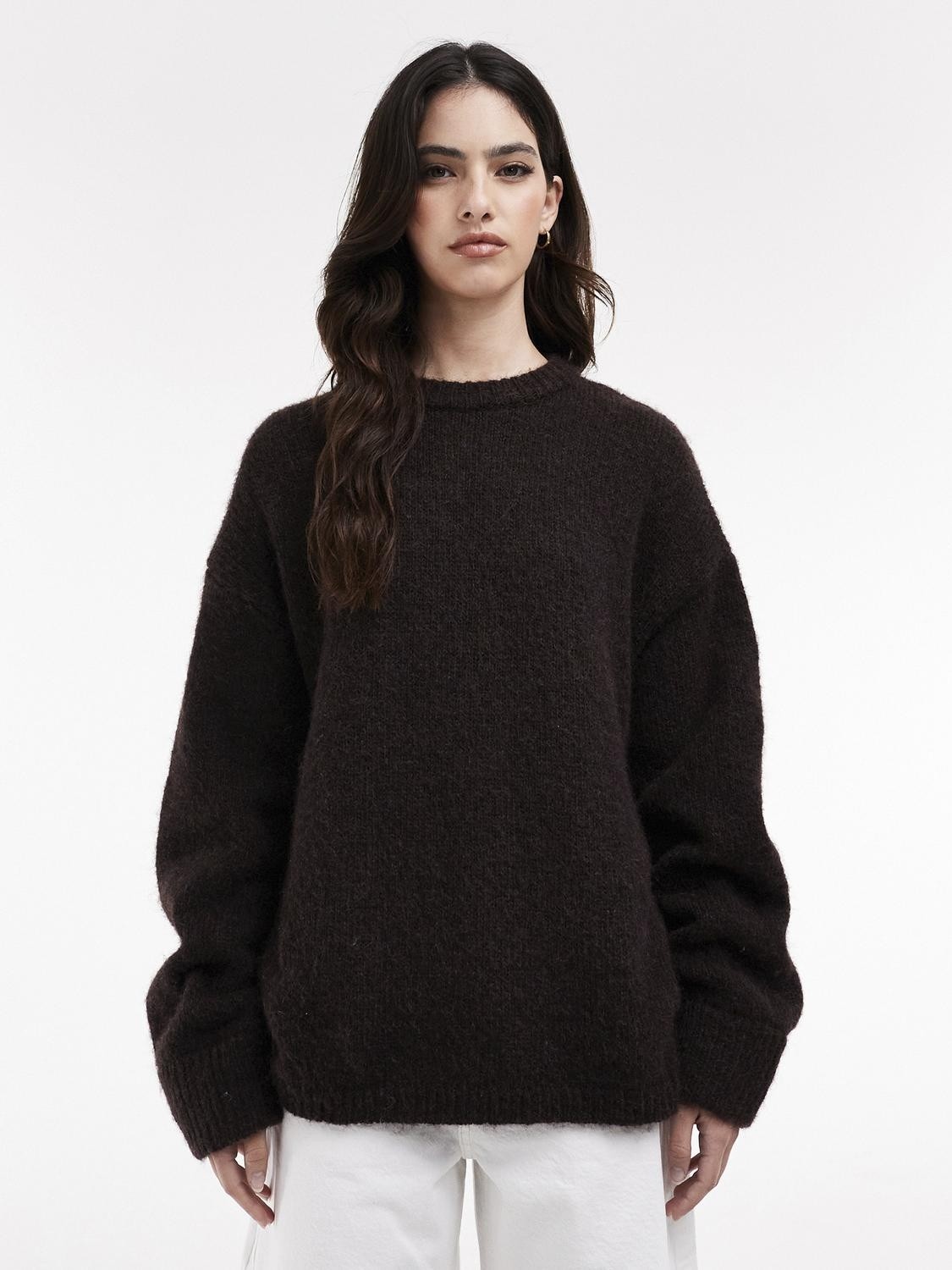 Tskille Boxy Crew Knit Pullover Tskille Boxy Crew Knit Pullover