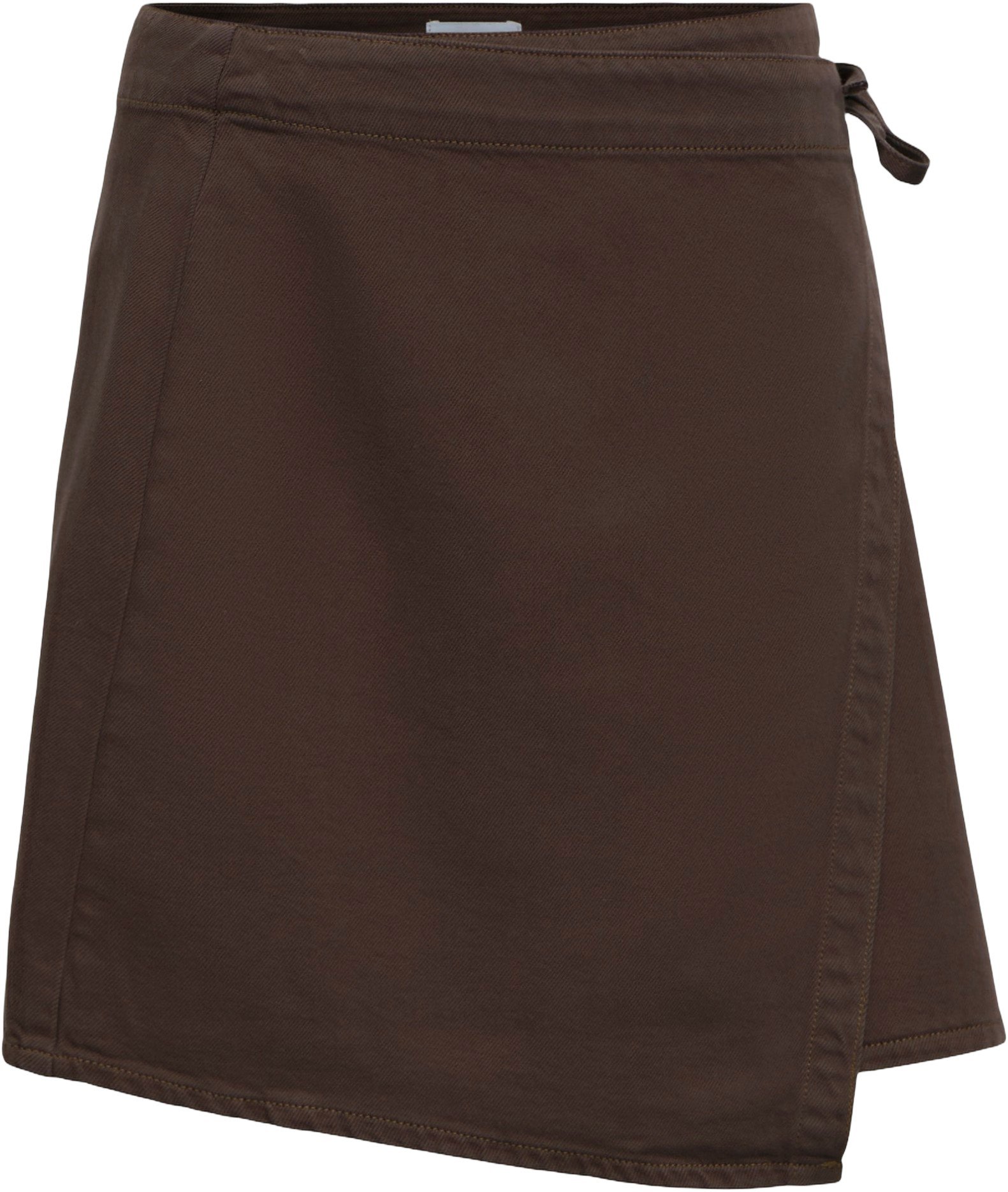 Objrosie MW Denim Short Wrap Skirt